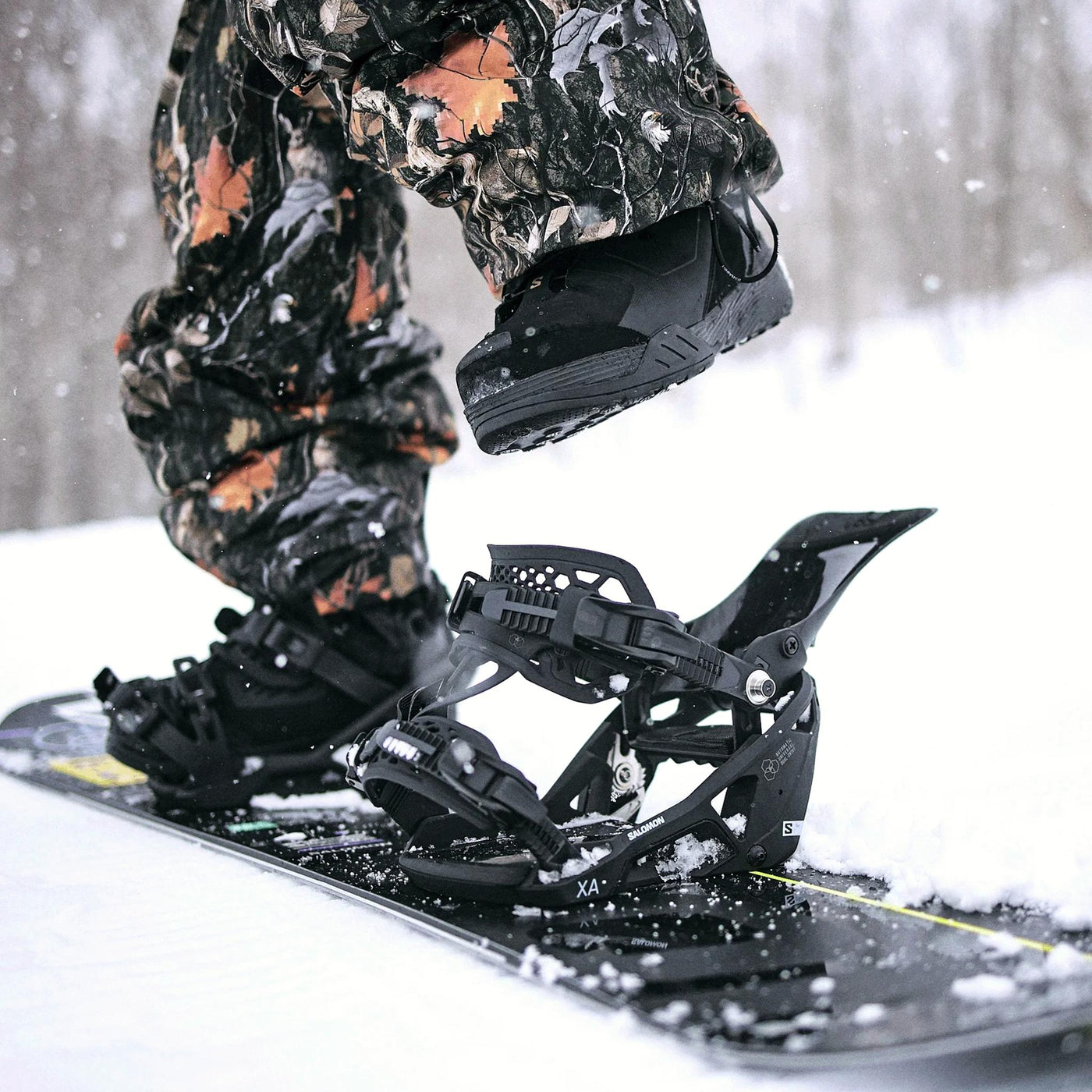 Salomon Supermatic XA: fijación automática de snowboard fluida y estable