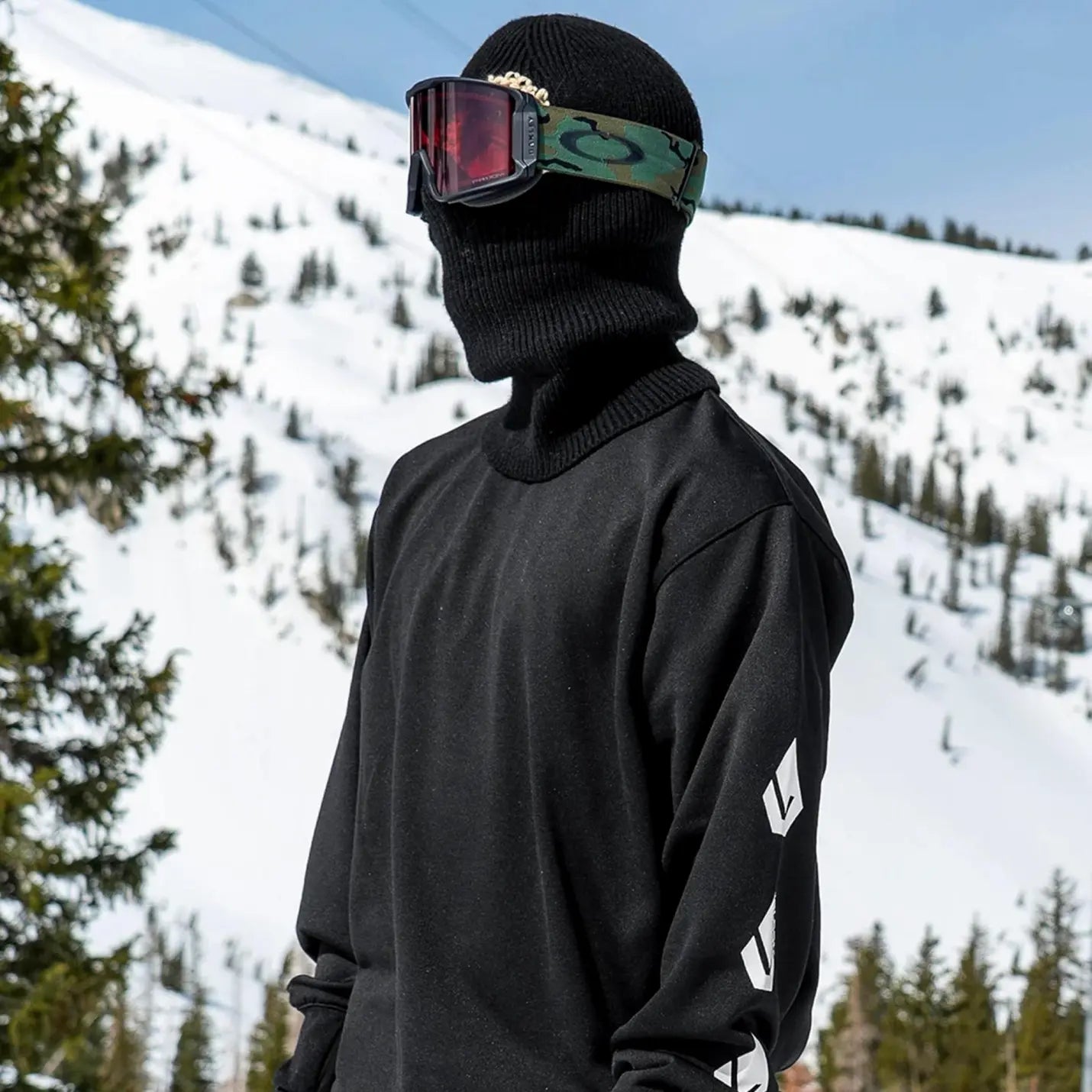 Volcom snow core hydro crew fleece black