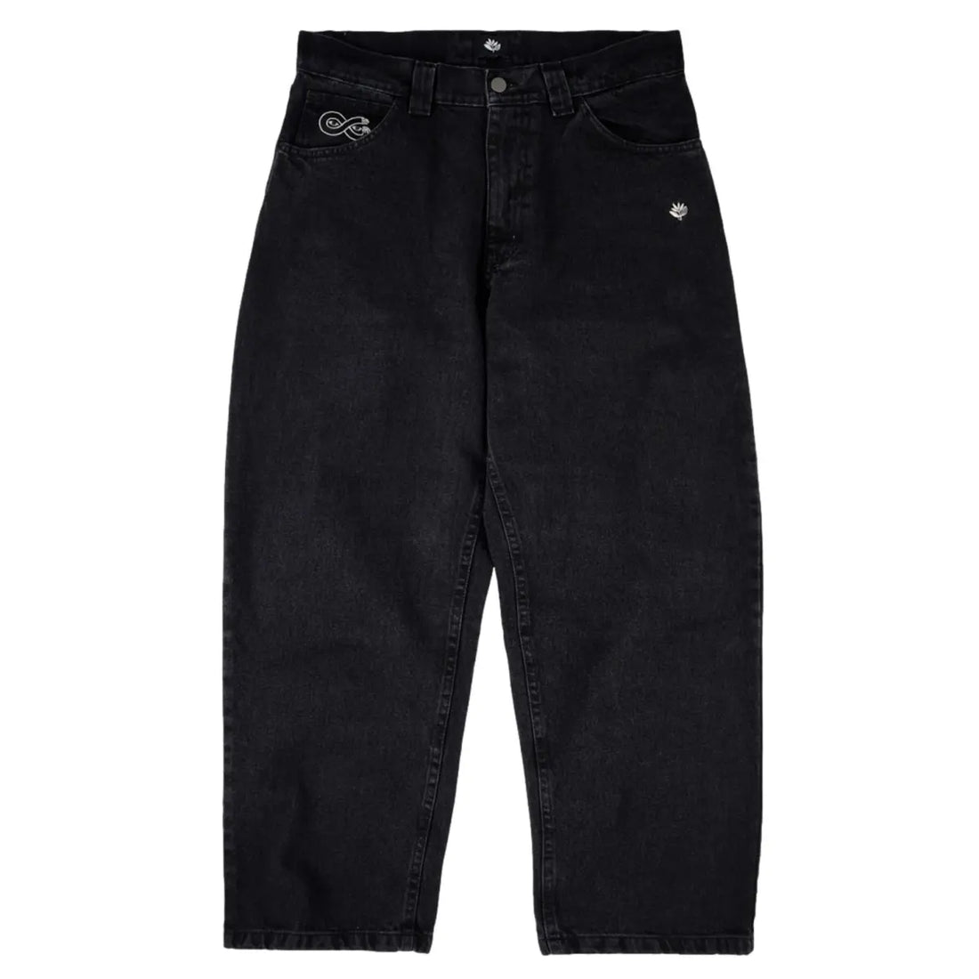 og pants denim black magenta