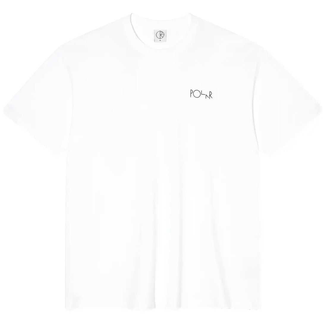 Polar stroke logo tee white
