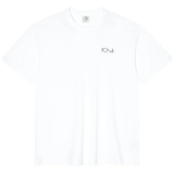 Polar stroke logo tee white