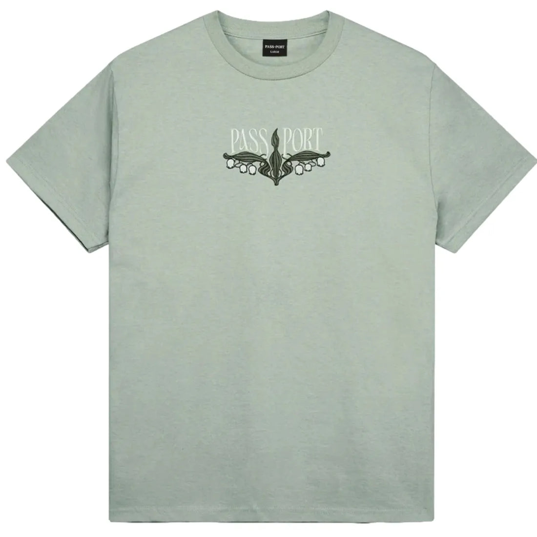 Pass port t-shirt lily of the valley verde