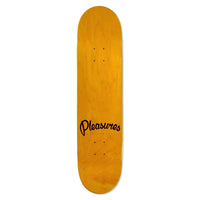 PLEASURES SKATEBOARDS DECK RASTA CLASSIC LOGO 8.0"