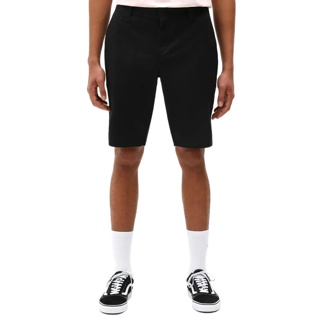 dickies slim rec black short