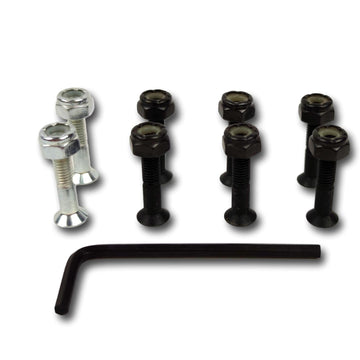 INDEPENDENT SKATEBOARD CROSS BOLTS VITI SILVER PHILLIPS 1"