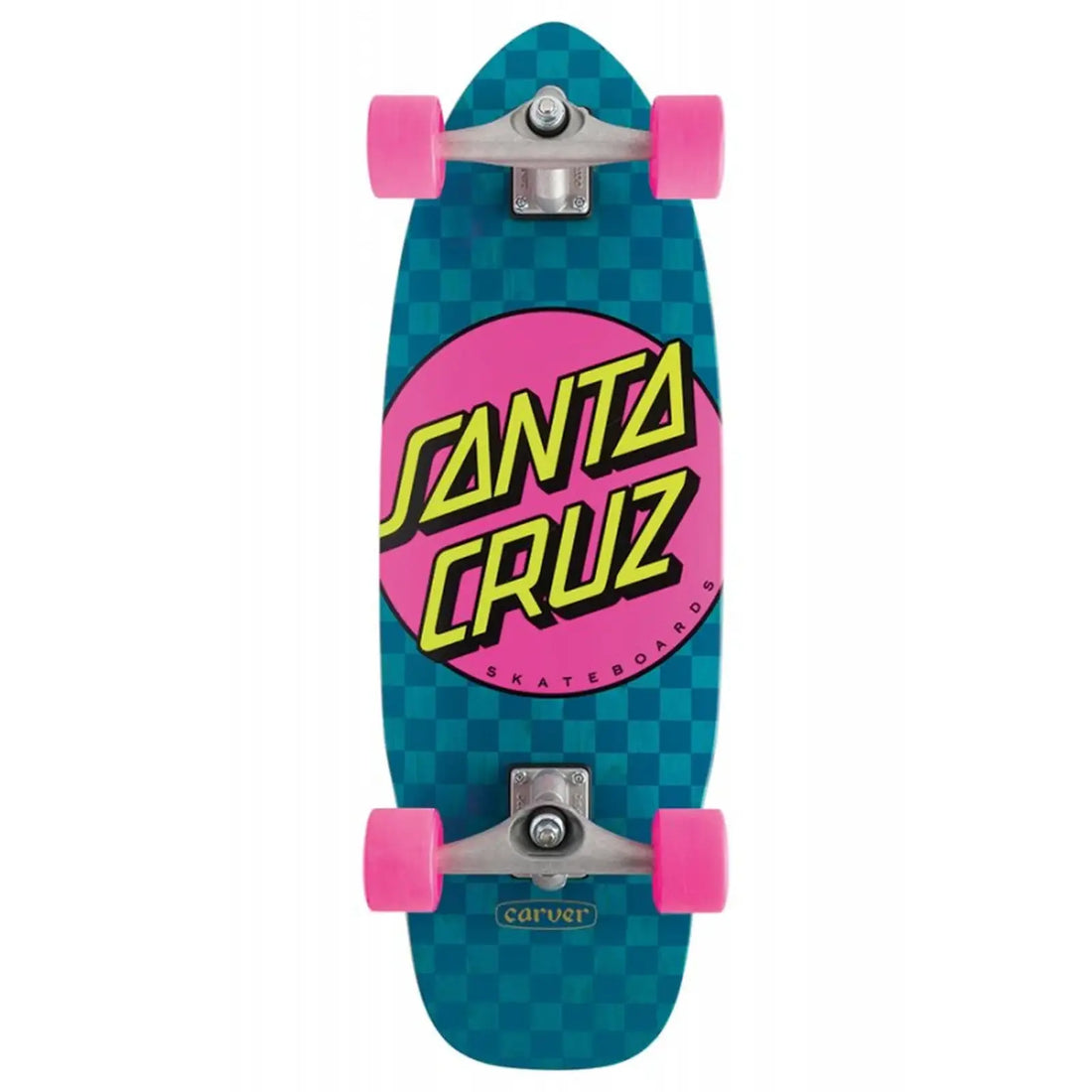 Santa Cruz Surfskate Pink Dot Check 29.95"