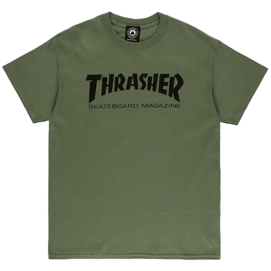thrasher maglietta uomo verde