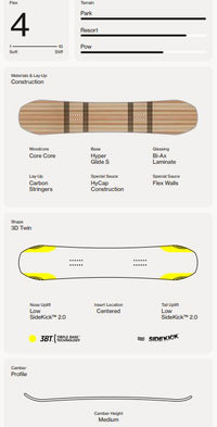 Bataleon Men’s Stereo Snowboard