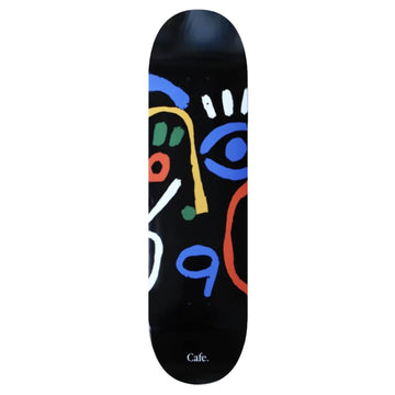 Skateboard Cafe Marcelo Schwarzes Deck 8.25"